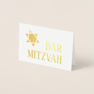 Pub Mitzvah-kort Folierat Kort