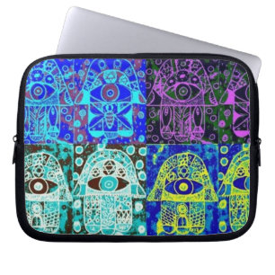 Pub Mitzvah "laptop sleevepresentartikel": Hamsa Laptop Fodral