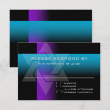 Pub Mitzvah Lila och turkos på valfri Färg