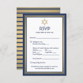 Pub Mitzvah Meal Options Sång Begär Blue Guld OSA Kort