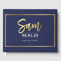 PUB MITZVAH MEMORIES modern marin + SAM guld namn