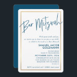 PUB MITZVAH - minimum modern mörk blått guld ram Inbjudningar<br><div class="desc">genom kat masard >> kat@simplysweetPAPERIE.com << Kärlek i designen, men vill se vissa ändringar - ett annat färg-schema, produkt, lägg till ett foto eller anpassad för ett annat tillfälle - ingen oro kontaktar mig bara via e-post - jag är lycklig för att hjälpa till! - - - - - -...</div>