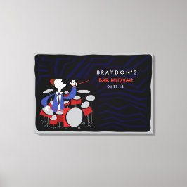 Pub Mitzvah Mitzvah-anslagstavla Canvastryck