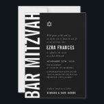 PUB MITZVAH, modern, fet, svart, vit Inbjudningar<br><div class="desc">genom kat masard >> kat@simplysweetPAPERIE.com << CONTACT ME för anpassningsbar eller för att lägga till linjer i Hebrew Kärlek, men vill se vissa ändringar - ett annat färg-schema, produkt, foto eller anpassad för ett annat tillfälle - ingen oro kontaktar mig bara - jag är lycklig för att hjälpa till! -...</div>
