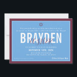 PUB MITZVAH - modern fotbollsblå marun ELLINA Inbjudningar<br><div class="desc">genom kat masard >> kat@simplysweetPAPERIE.com << CONTACT ME för anpassningsbar eller för att lägga till linjer i Hebrew Kärlek, men vill se vissa ändringar - ett annat färg-schema, produkt, foto eller anpassad för ett annat tillfälle - ingen oro kontaktar mig bara - jag är lycklig för att hjälpa till! -...</div>