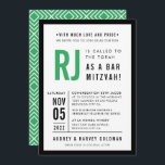 PUB MITZVAH, modern geometrisk grönt av kelly svar Inbjudningar<br><div class="desc">by kat masard >> WWW.SIMPLYSWEETPAPERIE.COM << - - - - - - - - - - CONTACT ME för att hjälpa till att balansera din typ perfekt Kärlek i designen, men vill se vissa ändringar - ett annat färg-schema, produkt, foto eller anpassad för ett annat tillfälle - ingen oro kontaktar...</div>