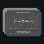 PUB MITZVAH, modern överläggningstyp, mörk grått Inbjudningar<br><div class="desc">genom kat masard >> kat@simplysweetPAPERIE.com << CONTACT ME för anpassningsbar eller för att lägga till linjer i Hebrew Kärlek, men vill se vissa ändringar - ett annat färg-schema, produkt, foto eller anpassad för ett annat tillfälle - ingen oro kontaktar mig bara - jag är lycklig för att hjälpa till! -...</div>