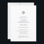 Pub Mitzvah Modern Simple Elegant Minimalist Inbjudningar<br><div class="desc">Design består av sans serif-typografi och lekfull kursiv skripttypografi på en enkel bakgrund. Finns här: http://www.zazzle.com/store/selectpartysupplies</div>