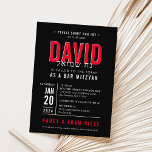 PUB MITZVAH, modern, svart metall-rutnät Inbjudningar<br><div class="desc">by kat masard >> WWW.SIMPLYSWEETPAPERIE.COM << - - - - - - - - - - CONTACT ME för att hjälpa till att balansera din typ perfekt Kärlek i designen, men vill se vissa ändringar - ett annat färg-schema, produkt, foto eller anpassad för ett annat tillfälle - ingen oro kontaktar...</div>