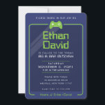 PUB MITZVAH, modernt spelkontrollfartyg, nybörjare Inbjudningar<br><div class="desc">by kat masard >> WWW.SIMPLYSWEETPAPERIE.COM << - - - - - - - - - - - - - - - - - - - - - - - perfekten för ett "Gaming Thned"-PUB eller BAT MITZVAH firande-Kärlek, men vill se vissa förändringar - ett annat färg-schema, en produkt, ett foto...</div>