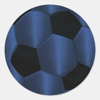 Pub Mitzvah Navy Blue and Black Ocer Ball Runt Klistermärke