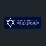 Pub Mitzvah och Bat mitzvah blå Adress Returadress Etikett<br><div class="desc">Pub Mitzvah och Bat mitzvah blåadressetikett</div>
