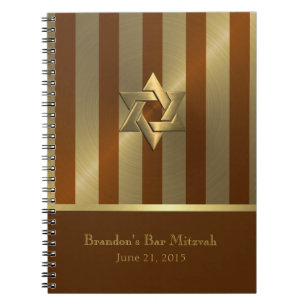Pub Mitzvah OSA Tracker - bärbar dator/gäst Bok Anteckningsbok Med Spiral