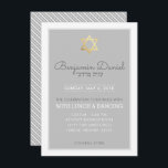 PUB MITZVAH PARTY guld star grått - Benjamin Danie Inbjudningar<br><div class="desc">*** OBS! SKINGELGALET FOLIEFFEKT KOR ÄR ETT UTTRYCKAT BILD *** Matchande Firande/Party-kort som ska åtfölja ditt barns MITZVAH-INVITATIONER PUB. Du kan enkelt lägga till dina egna detaljer, lägga till foto eller slått anpassa knappen och lägga till eller ändra text, typsnitt, storlekar osv. - - - - - - - -...</div>