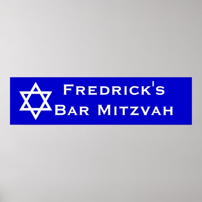 Pub Mitzvah Poster (Framsidan)