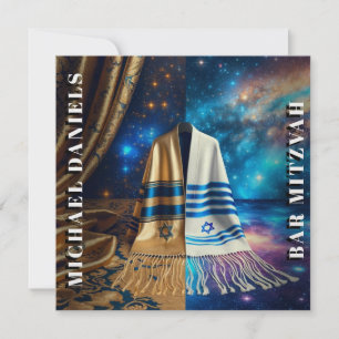 Pub Mitzvah Prayer Shawl-inbjudan Inbjudningar