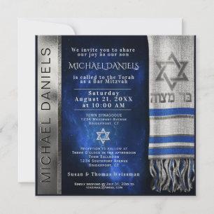 Pub Mitzvah Prayer Shawl-inbjudan Inbjudningar
