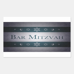 Pub Mitzvah Rektangulärt Klistermärke
