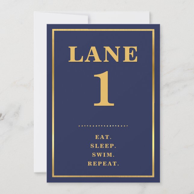 PUB MITZVAH:s moderna bordsnummer i guld (Framsida)