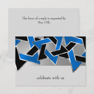 Pub Mitzvah Silver Blue Star of David David OSA Kort