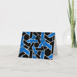 Pub Mitzvah Silver Blue Star of David David Tack Kort