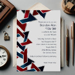 Pub Mitzvah Silver marinblå David-stjärnan (blå) Inbjudningar<br><div class="desc">Pub Mitzvah Silver marinblå stjärnan av David Pub Mitzvah och Bat mitzvah inbjudningar designade av Umua. Tryckt och avsänt av Zazzle eller dess partner.</div>