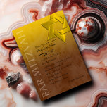 Pub Mitzvah Snyggt  Gult David Ombre Stjärna Inbjudningar<br><div class="desc">Pub Mitzvah Snyggt Gult Star av David Ombre Pub Mitzvah och Bat mitzvah inbjudan är designad av Umua. Tryckt och avsänt av Zazzle eller dess partner.</div>