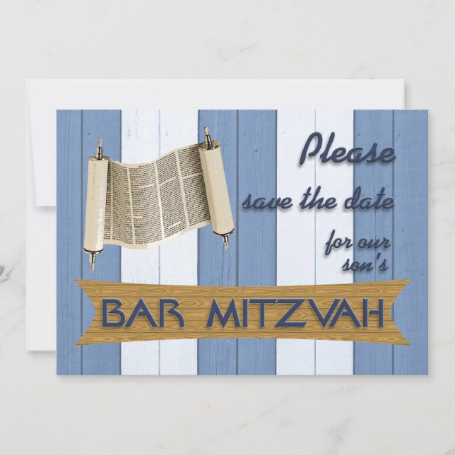 Pub Mitzvah Spara datumet (Framsida)