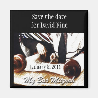 Pub Mitzvah Spara datumet Magnet