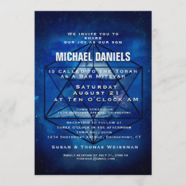 Pub Mitzvah Star av David Blue Space Inbjudningar