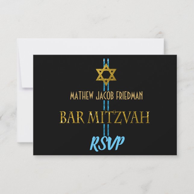 Pub Mitzvah Star of David OSA Kort (Framsida)