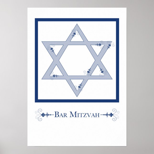 pub mitzvah (stjärnan för dvidande elegans) poster (Framsidan)