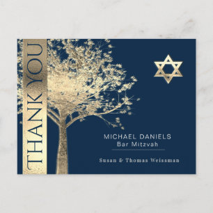 Pub Mitzvah Tack Vykort