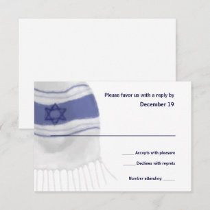 Pub Mitzvah Tallit-svarskort OSA Kort