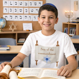 Pub Mitzvah Torah Rulla Son till budskapet T-shirt