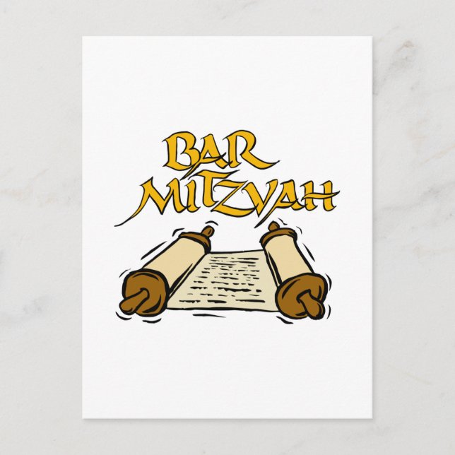 Pub Mitzvah Vykort (Framsida)