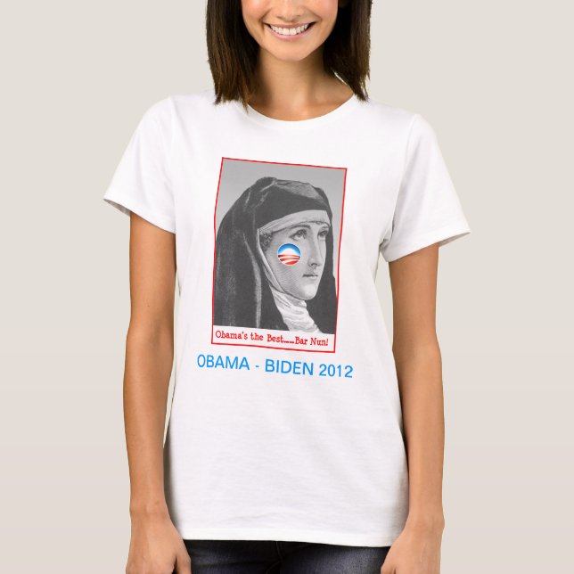 Pub "nunna" för Obama T-shirt (Framsida)