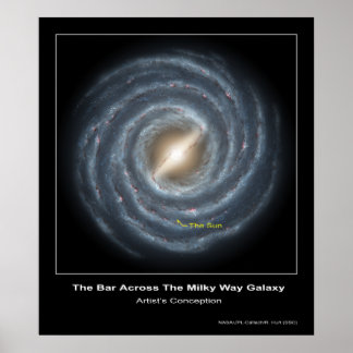 Pub på tvärs över mjölkkorgen Galaxy - Konstnärens Poster