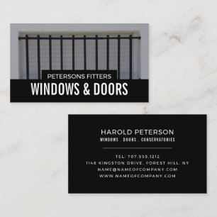 Pub & Shutters, Window & Door Fitter Company Visitkort