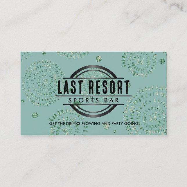 Pub Slogans affärskort Visitkort (Framsida)