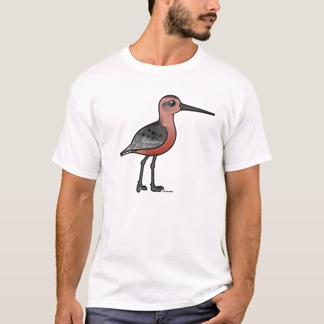 Pub-tailed Godwit T Shirt (Framsida)