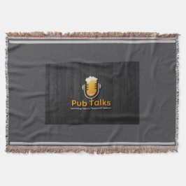 Pub Talks Throw Blanket Filt