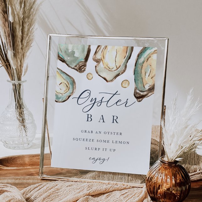 Pub-tecken för kustfärgen Oyster Poster (Skapare uppladdad)