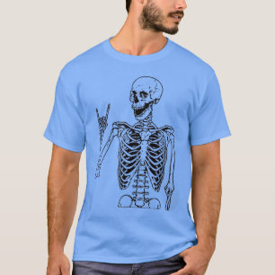 Pub ten Duh Bartender Funny Coola Skeleton Lycklig T Shirt