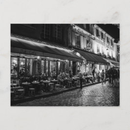 Pub terrasse Paris Vykort