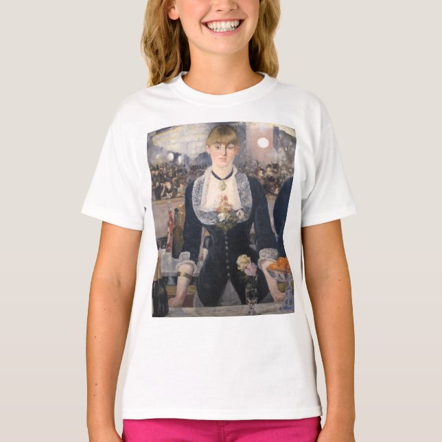 Pub vid folliberbergrätten Edouard Manet T Shirt (Framsida)