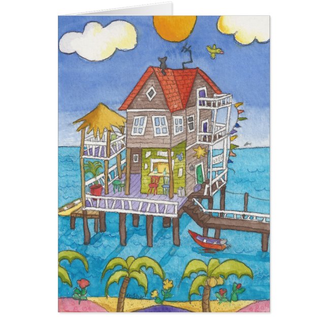 Pub vid Vatten Hälsningskort (Framsidan)