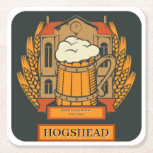 Pubar, Pub Beer Square Mat Underlägg