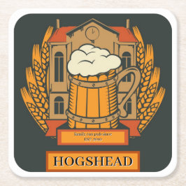 Pubar, Pub Beer Square Mat Underlägg