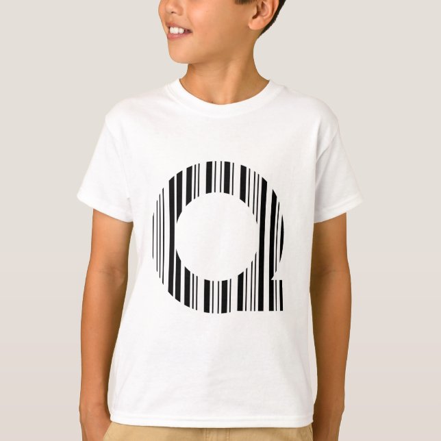 PUBEN för BREV Q KODIFIERAR först det initiala T-shirt (Framsida)